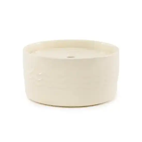 Scruffs Icon Ceramic Cat Water Fountain Bowl Cream 20423