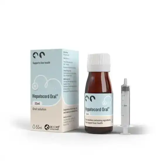 Hepatocord Oral Liver Support Supplement Liquid for Dogs & Cats 19513