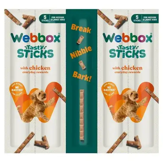 Webbox Tasty Sticks Chicken Large Dog Treats 21079