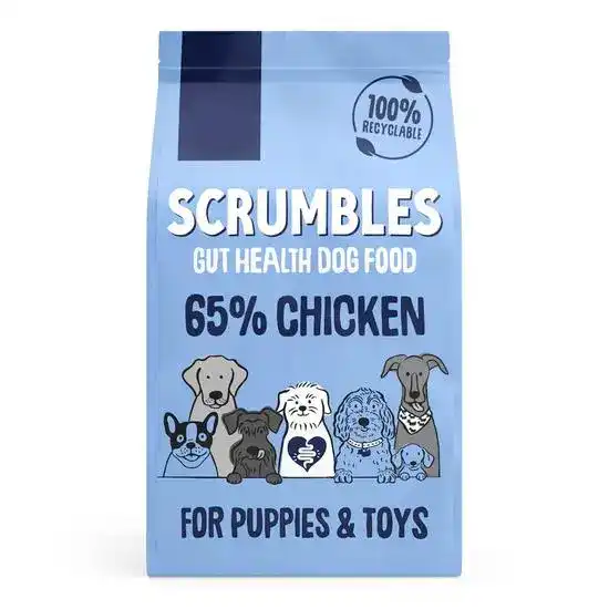 Scrumbles Puppy & Toy Breed Dry Dog Food with Chicken 17603