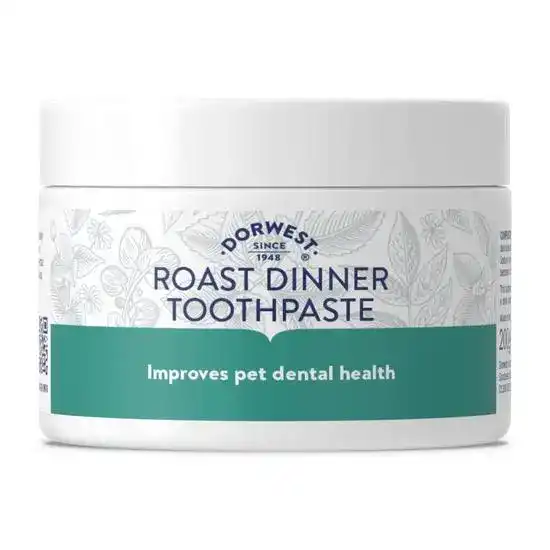 DORWEST Roast Dinner Toothpaste for Dogs and Cats 1 x 200g 18159