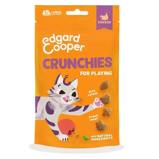 Edgard & Cooper Crunchies Natural Cat Treats Chicken 21069