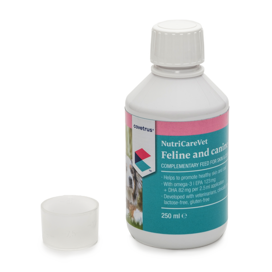 Covetrus NutriCareVet Skin & Coat Support Supplement Liquid for Cats & Dogs 16479