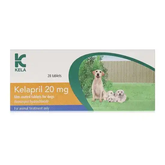 Kelapril Film-Coated Tablets for Dogs 20mg 3276