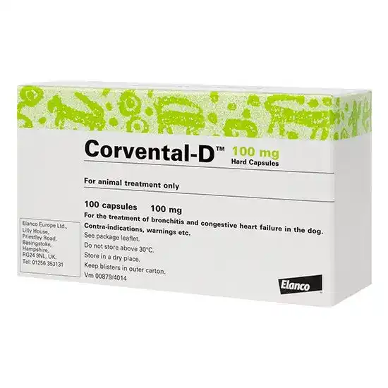 Corvental-D Capsules for Dogs 100mg 473