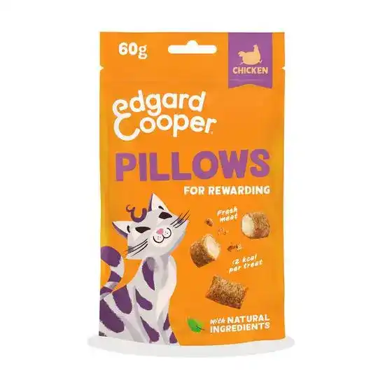 Edgard & Cooper Pillows Natural Cat Treats Chicken 21070