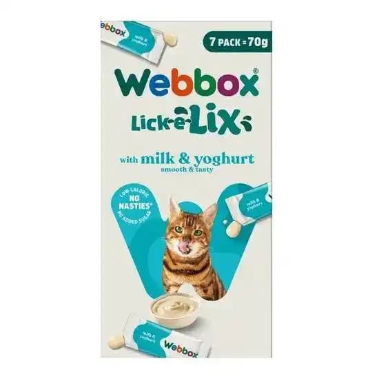 Webbox Lick e Lix Milk and Yoghurt Cat Treats 21104