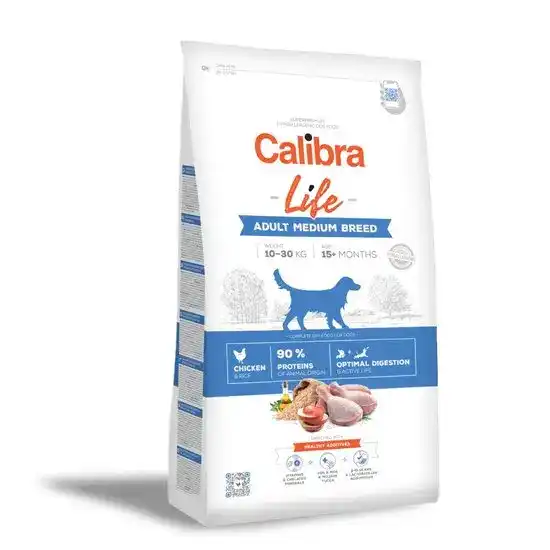 Calibra Life Adult Medium Breed Dry Dog Food Chicken 16630