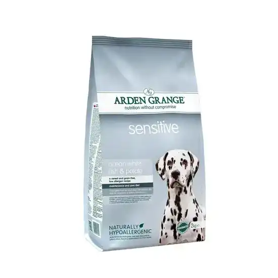 Arden Grange Grain Free Adult Sensitive Dry Dog Food with White Ocean Fish & Potato 1727