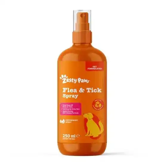 Zesty Paws Flea and Tick Dog Spray 20499