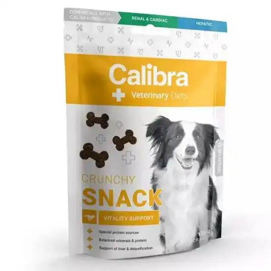 Calibra Veterinary Diets Vitality Support Crunchy Dog Snacks 1 x 120g 16780