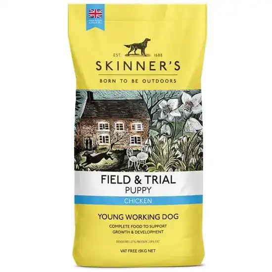 Skinner's Field & Trial Working Puppy Dry Dog Food Chicken 15kg 17735
