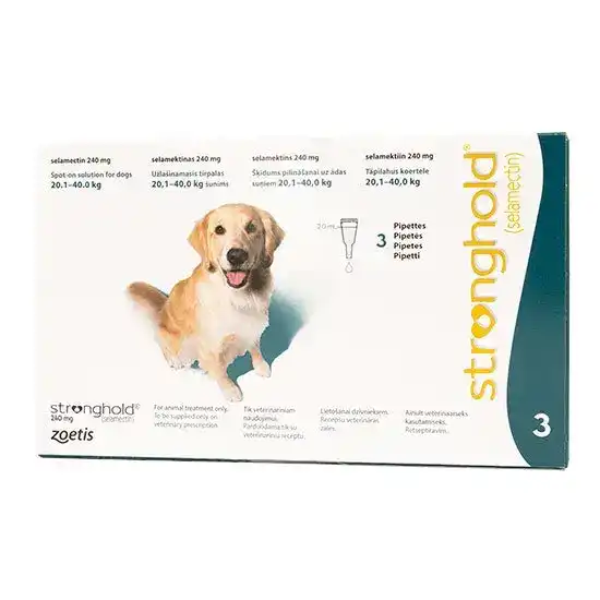 Stronghold Spot-On Solution for Large Dogs 240mg (20.1kg-40kg) 3082