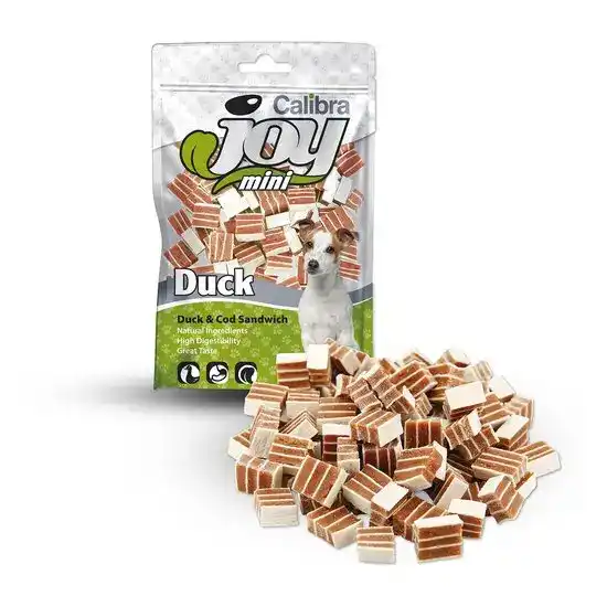 Calibra Joy Mini Sandwich Treats for Dogs with Duck & Cod 1 x 70g 16265