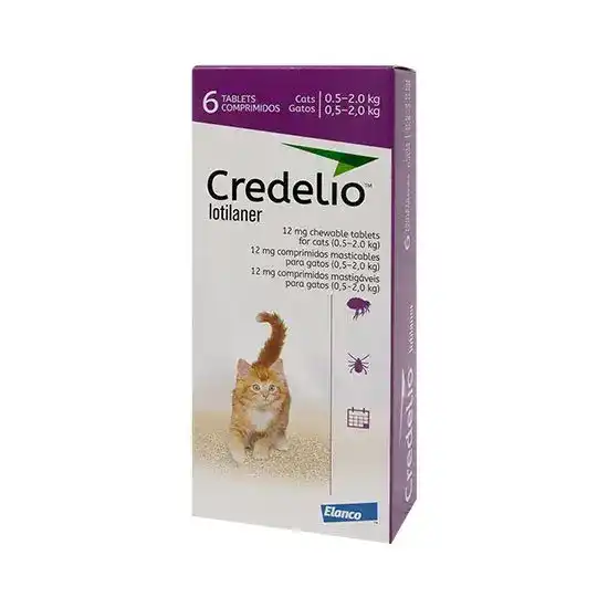 Credelio Chewable Tablets for Cats 12mg (0.5kg-2.0kg) 2608
