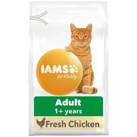 Iams for Vitality Adult Dry Cat Food with Fresh Chicken 16128