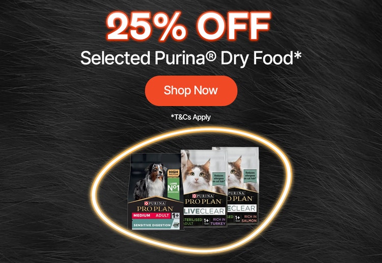 25% Off Selected Purina Pro Plan*