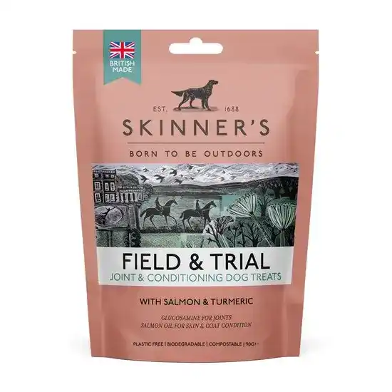 Skinner's Field & Trial Joint & Conditioning Dog Treats with Salmon & Turmeric 1 x 90g 17743