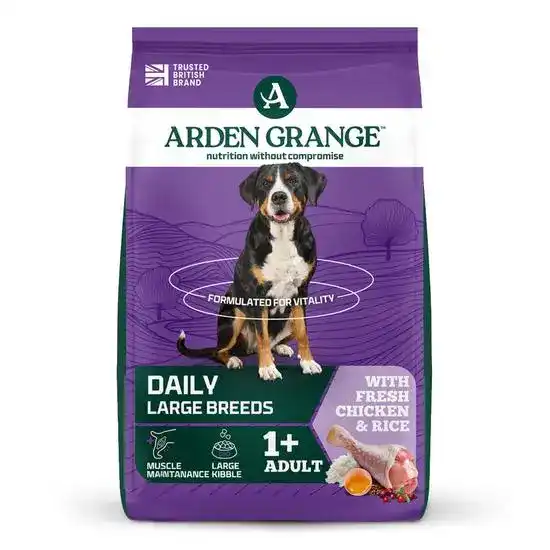 Arden Grange Large Breed Adult Dry Dog Food Fresh Chicken & Rice 1046