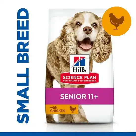 Hill's SCIENCE PLAN Small & Mini Breed Senior Adult Dry Dog Food with Chicken 2394