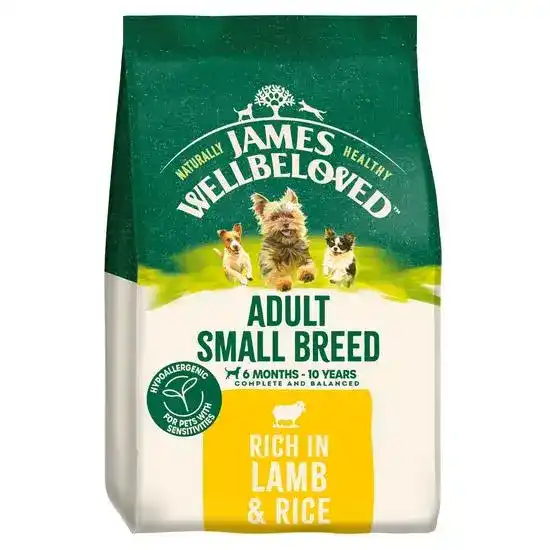 James Wellbeloved Small Breed Adult Dry Dog Food Lamb & Rice 18592