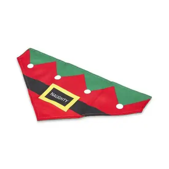 Petface Naughty or Nice Christmas Dog Bandana 18502