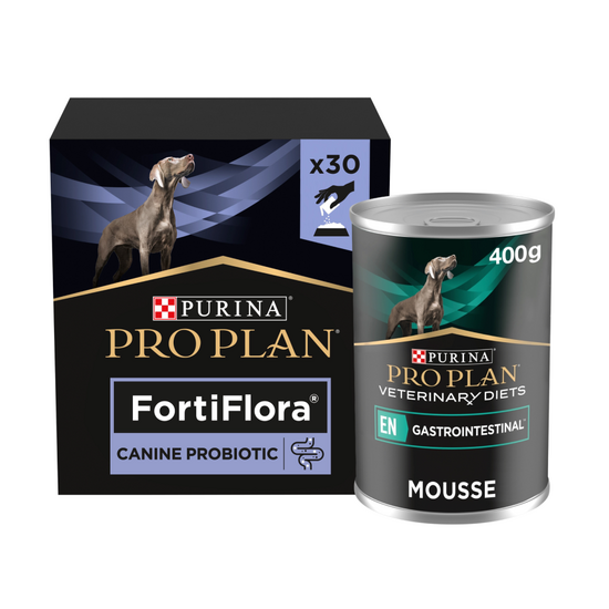 PURINA PRO PLAN VETERINARY DIETS EN Gastrointestinal Wet Dog Food & FortiFlora P 19262
