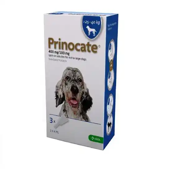 Prinocate Spot-On Solution for Extra Large Dogs 400mg/100mg (25kg-40kg) 4671