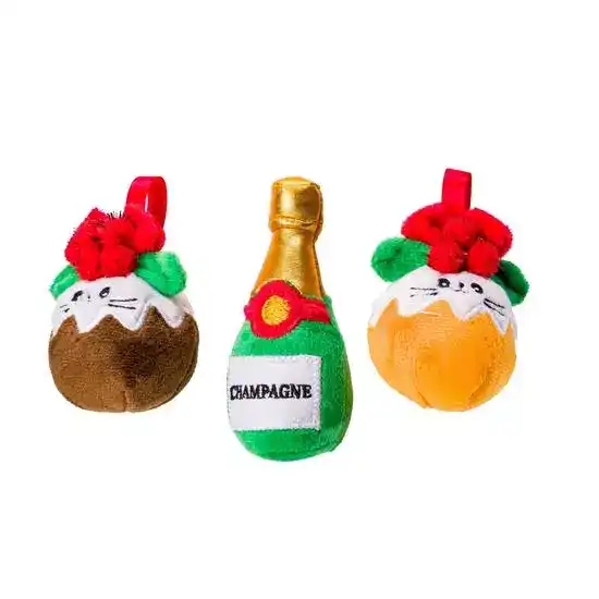 House of Paws Christmas Cake and Fizz Cat Toys 18687