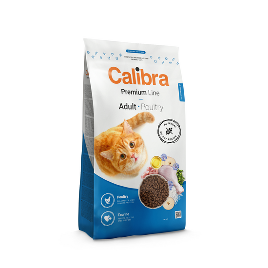 Calibra Premium Line Adult Dry Cat Food with Poultry 18033