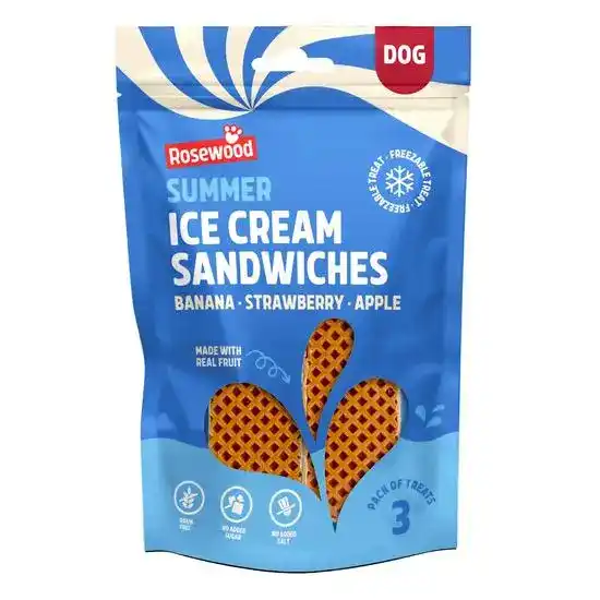 Rosewood Ice Cream Sandwich Cooling Dog Treats 19835
