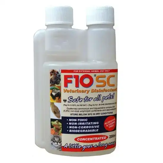 F10 SC Concentrated Veterinary Disinfectant 200ml Bottle 16377