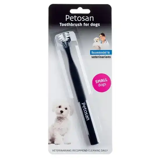 Petosan Double Headed Toothbrush for Small Dogs 10057