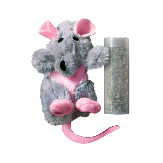 KONG Refillables Catnip Rat Toy for Cats 17234