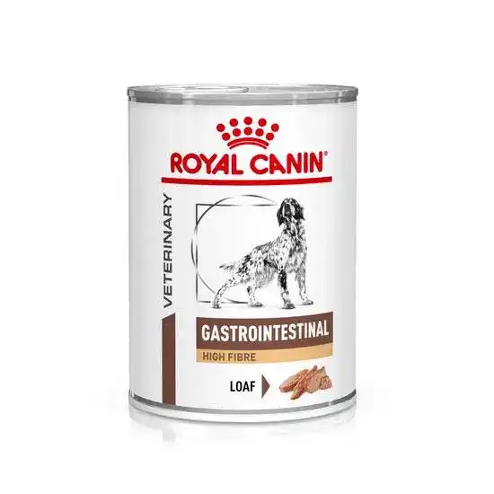 Royal Canin Veterinary Gastrointestinal High Fibre Wet Dog Food Loaf 12 x 410g C 16568