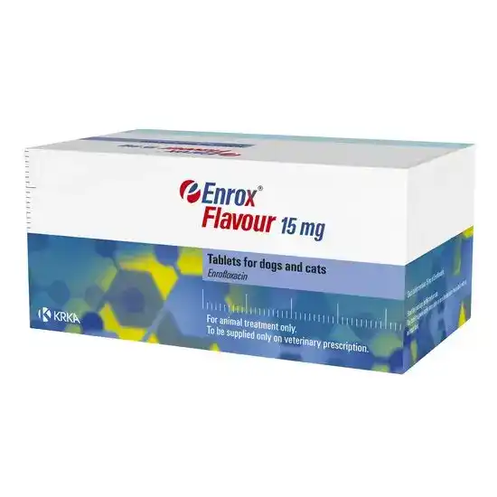 Enrox Flavour Tablets for Cats & Dogs 15mg 16527