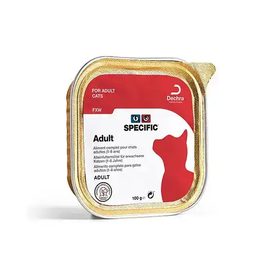 Dechra SPECIFIC FXW Adult Wet Cat Food 28 x 100g Allutrays 10463