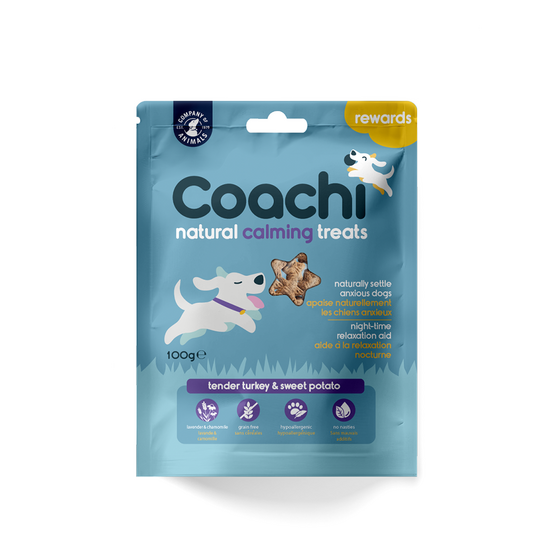 Coachi Natural Calming Dog Treats Turkey 1 x 100g 18748