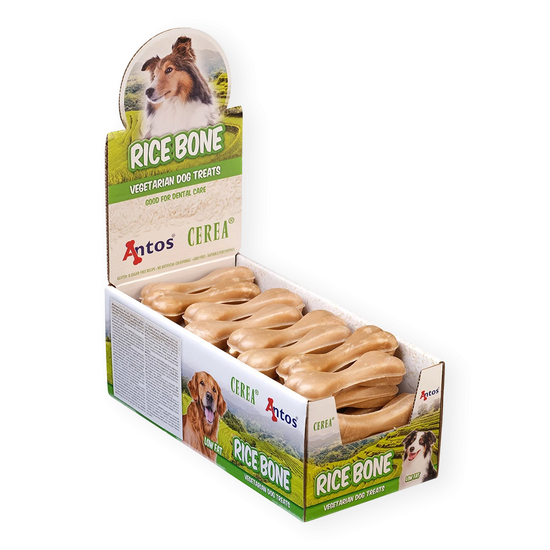 Antos Cerea Dental Care Rice Bone Chews for Dogs 35 Pieces 17000