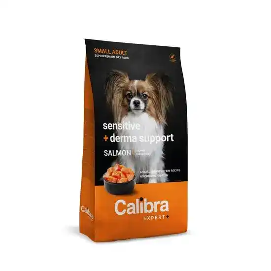 Calibra EXPERT+ Sensitive & Derma Support Small Adult Dry Dog Food Salmon 21116