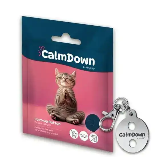 KRUUSE CalmDown Cat Tag Pheromone-Infused Button 21019