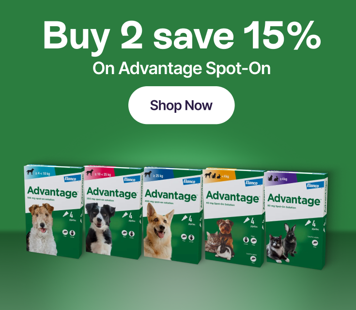 Buy 2 save 15% on Advantage Spot-On