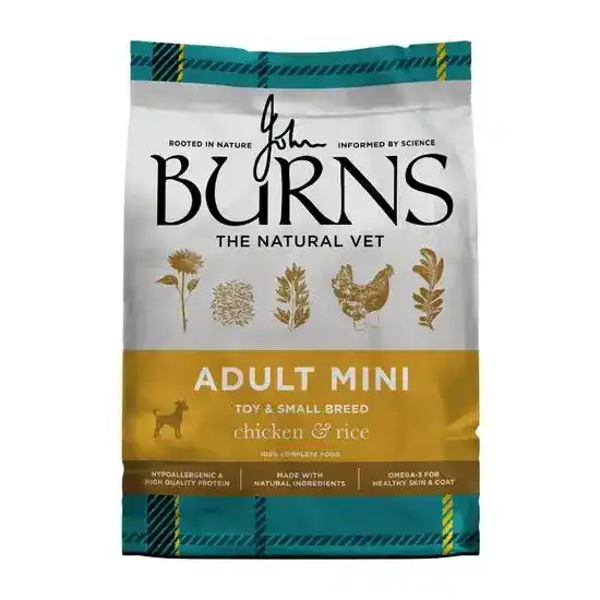 Burns Original Toy & Small Breed Adult & Senior Dry Dog Food with Chicken & Rice 9394