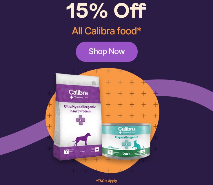 15% Off All Calibra Food*