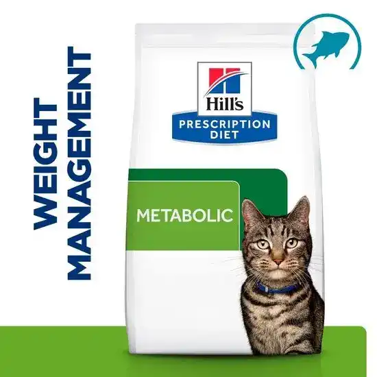 Hill's PRESCRIPTION DIET Metabolic Weight Loss & Maintenance Dry Cat Food with Tuna 15878