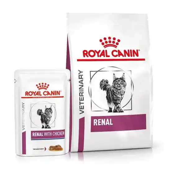 Royal Canin Veterinary Health Nutrition Renal Adult Cat Food Bundle 19003