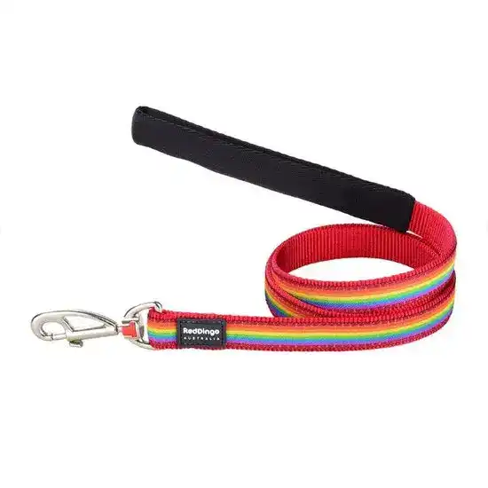 Red Dingo 1.2m Rainbow Dog Lead 16899