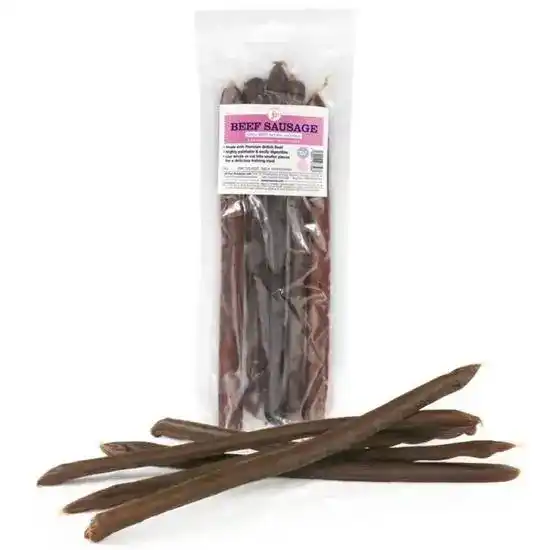 JR Pet Products British Premium Beef Sausage Treats for Dogs 5 Pack 18865