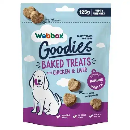 Webbox Goodies Baked Dog Treats Chicken and Liver 21086