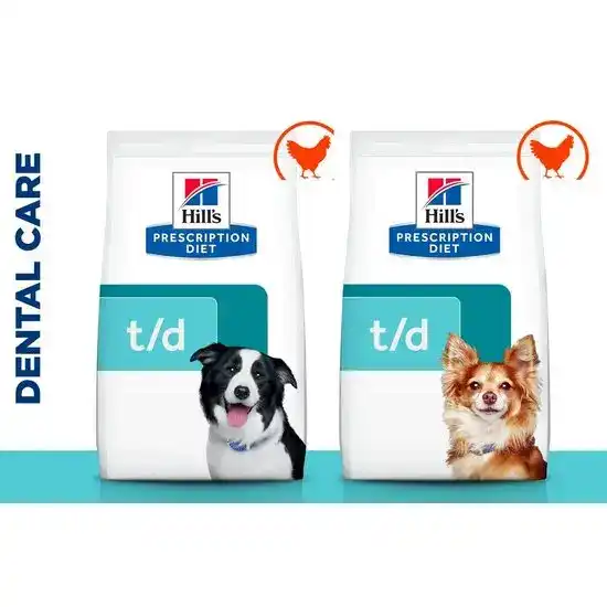 Hill's PRESCRIPTION DIET t/d Dental Care Dry Dog Food with Chicken 646